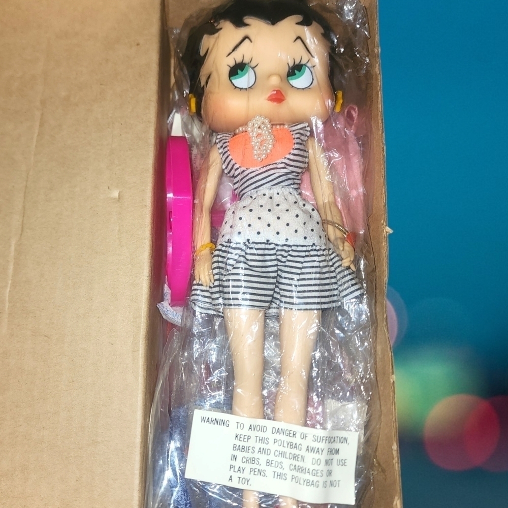 BETTY BOOP Vintage 1986 12" Doll by Marty - Picture 2 of 7
